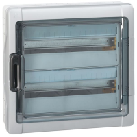 Skydelis v/t 36 modulių 2x18 su PE/N gnybtais IP65 Plexo3 - LEGRAND