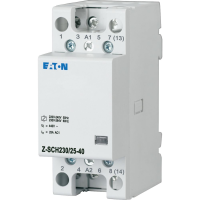 Kontaktorius 4P 25A 230V AC 4no 2 modulių Z-SCH230/25-40 - EATON