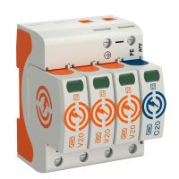 Apsauga viršįtampių 3P+N C 20kA 2 tipo V20-3+NPE-280 - OBO BETTERMANN