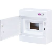 Skydelis v/t 8 modulių IP40 baltos durys ECT08PO - ETI