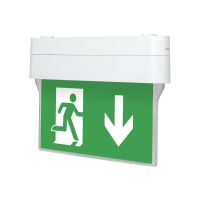 Šviestuvas v/t LED 1W IP44 6500K evakuacinis sieninis ir lubinis su 3val. akumuliatoriumi M/NM 25m NASHI S 3PLED C434 TEST - NORTHCLIFFE