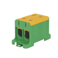 Gnybtas 95mm2 Cu/Al geltonai žalias 4 prijungimai UK 95/2 PE - POLLMANN