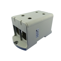 Gnybtas 240mm2 Cu/Al pilkas 4 prijungimai UK 240/5 A - POLLMANN