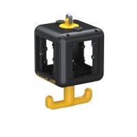 Blokas lizdų tuščias su rankena juodas VH-4 - OBO BETTERMANN