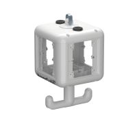 Blokas lizdų tuščias su rankena baltas VH-4 - OBO BETTERMANN