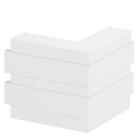 Kampas išorinis 53x165 Rapid 45-2 baltas RAL9010 GK-AS53165RW - OBO BETTERMANN
