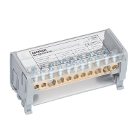 Blokas paskirstymo 2P 125A 2x35mm2+2x25mm2+7x6mm2 MOBLOCK - MOREK