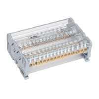 Blokas paskirstymo 4 polių 2x35 + 2x25 + 11x6mm2 125A MAB125A-15 - MOREK