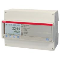 Skaitiklis elektros energijos 3F 6A netiesioginis 4 tarifai MID Modbus 7 modulių Gold A44 452-100 - ABB