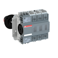 Kirtiklis 3P 160A su išorine rankena OT160GT03P - ABB