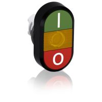 Galvutė mygtukui dviguba (žalias/raudonas) MPD2-11Y - ABB