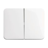 Klavišas dvigubam jungikliui alabaster/studow 1785-24G Alpha NEA - ABB