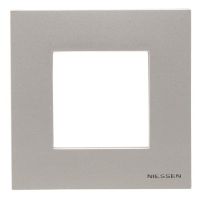 Rėmelis viengubas sidabro spalvos N2271 PL ZENIT - ABB