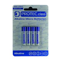 Elementas galvaninis šarminis LR03 AAA 1.5V Alkaline PBAT AAA [pak. po 4 vnt.] - PROTEC