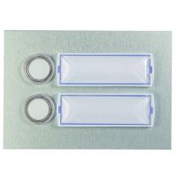 Mygtukas p/t skambučiui dvigubas IP20 iki 24V su pašvietimu PKPB3 / 2 - PROTEC