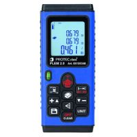 Matuoklis atstumo lazerinis 60m su LCD ekranu 2x1.5V AAA II klasė PLEM2.0 - PROTEC