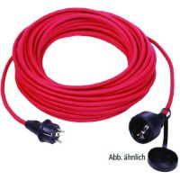 Ilgiklis 25m 1 lizdo H07RN 3x1.5 IP44 guminis raudonas PGVL 315-25R - PROTEC