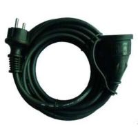 Ilgiklis 10m 1 lizdo su įžeminimu IP44 juodas PSKVL 315-10S - PROTEC