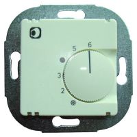 Reguliatorius p/t temperatūros patalpos +5...+30C šildymui baltas matinis PRTR110 - PROTEC