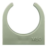 Laikiklis vamzdžiui D63 be halogenų pilkas PKLS - PROTEC