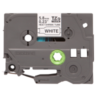 Vamzdelis termosusitraukiantis spausdintuvui 5.2mm D0.8-3.1mm juoda/balta L-1.5m - BROTHER