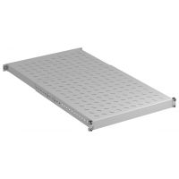 Lentyna montažinė reguliuojama 500-900mm, 150kg, 19" 1U, 4-ių taškų, pilka, - ZPAS