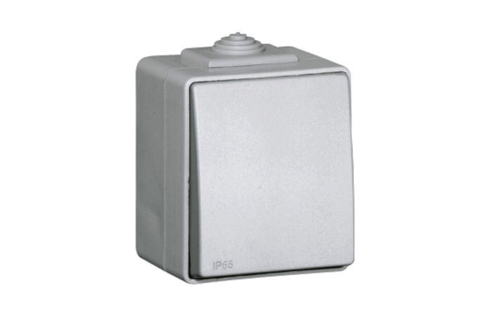 Jungiklis v/t viengubas IP65 pilkos spalvos 16A 250V 48 WATERPROOF - EFAPEL