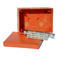 Dėžutė v/t [176x126x90] IP66 E90 su gnybtais 5x10mm2 be halogenų UV atspari - KOPOS KOLIN