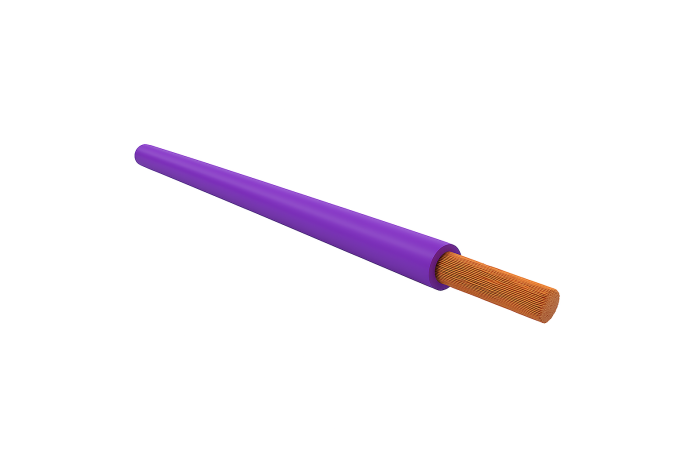 Laidas H05V-K 0.75mm2 300/500V violetinis Eca klasė [Ritė po 100m] - ELMAT