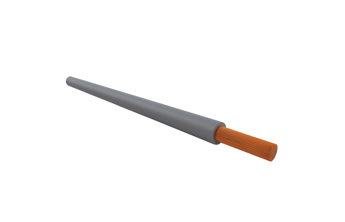 Laidas H05V-K 0.75mm2 300/500V pilkas Eca klasė [Ritė po 100m] - ELMAT