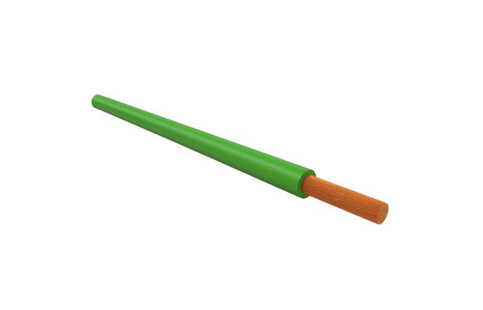 Laidas H05V-K 0.75mm2 300/500V žalias Eca klasė [Ritė po 100m] - ELMAT