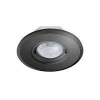 Jutiklis būvio į/l IP20 600W LED H-5m D-8m 360 laipsnių juodas PD-FLAT 360i/8 ROUND BLACK - ESYLUX