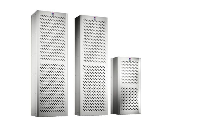 Įrenginys šaldymui Blue e+ 2.5kW 110-240V/380-480V 1640x465x260mm IP54/56 aliumininis sieninis lauko SK 3187.330 - RITTAL