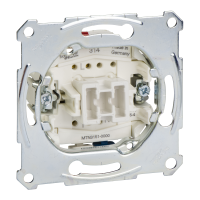 Mygtukas p/t viengubas IP20 užspaudžiami kontaktai 10A 250V Merten Aquadesign - SCHNEIDER ELECTRIC