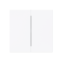 Klavišas dvigubam jungikliui baltos spalvos 1785-44G-500 Busch-Art Linear - ABB