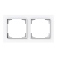 Rėmelis dvigubas baltos spalvos 1722-44G-500 Busch-Art Linear - ABB