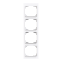 Rėmelis keturgubas baltos spalvos 1724-44G-500 Busch-Art Linear - ABB