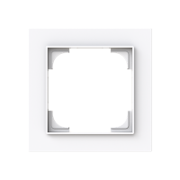 Rėmelis viengubas baltos spalvos 1721-44G-500 Busch-Art Linear - ABB