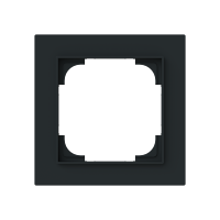 Rėmelis viengubas juodos matinės spalvos 1721-44M-500 Busch-Art Linear - ABB