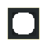 Rėmelis viengubas juodos matinės/aukso spalvos 1721-453M-500 Busch-Art Linear - ABB