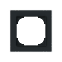 Rėmelis viengubas juodos matinės/chromo spalvos 1721-456M-500 Busch-Art Linear - ABB