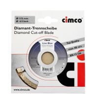 Diskas pjovimo deimantinis 125mm 28HRC akmeniui, betonui, plytoms - CIMCO