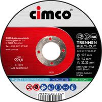 Diskas pjovimo metalui 115mm 1.2mm - CIMCO