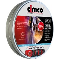 Rinkinys diskų pjovimo metalui 115x1.0/22.23mm [rinkinyje 10 vnt.] - CIMCO