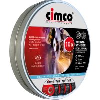Rinkinys diskų pjovimo metalui 125x1.0/22.23mm [rinkinyje 10 vnt.] - CIMCO