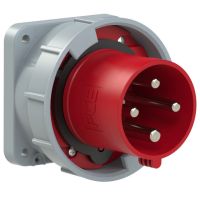 Kištukas CEE į/l 4P 63A 400V 6h IP67 [100x100] TWIST - PCE