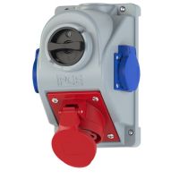Lizdas v/t 5P 16A 400V+2x3P 16A IP44 su kirtikliu - PCE