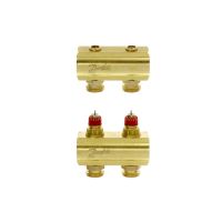 Kolektorius grindiniam šildymui reguliuojamas 1'' 2+2 FHF-2 [pak. po 2 vnt.] - DANFOSS