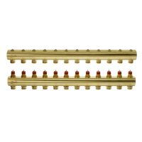 Kolektorius grindiniam šildymui reguliuojamas 1'' 12+12 FHF-12 [pak. po 2 vnt.] - DANFOSS