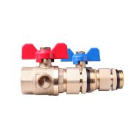 Ventilis rutulinis 1'' su jungimo antgaliais FHF-BV [pak. po 2 vnt.] - DANFOSS